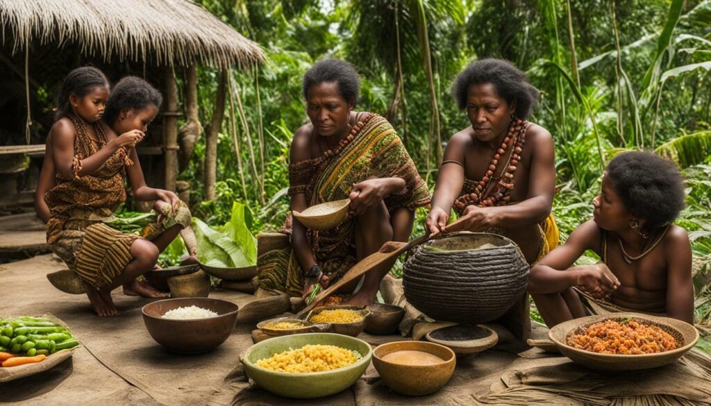 Evolution of Melanesian Diets