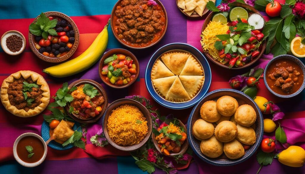 Festive foods in Colombia