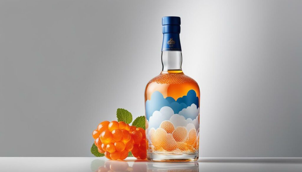 Finnish cloudberry flavored liquor