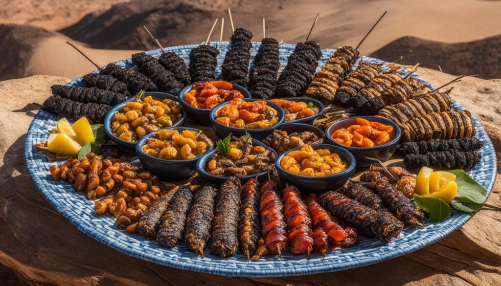 Exotic foods in Namibia