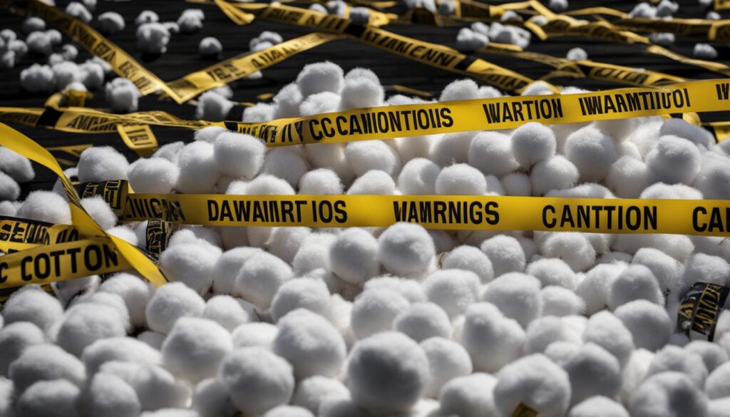 cotton ball diet dangers