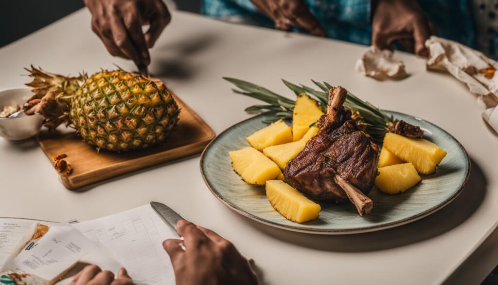 potential drawbacks of the lamb chop and pineapple diet